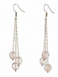 Серьги Бусики-Колечки