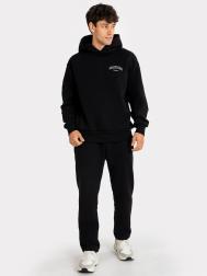 Худи мужское в черном цвете с принтом Mark Formelle