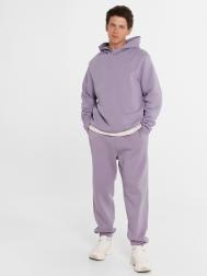 Теплые лавандовые брюки свободного силуэта Mark Formelle