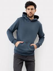 Теплое худи с карманом-кенгуру в зеленом цвете Mark Formelle