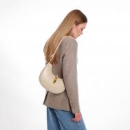 Сумка женская на молнии , маленький размер, цвет бежевый Textura