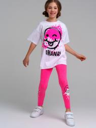 Комплект трикотажный фуфайка футболка брюки леггинсы PlayToday