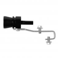 Свисток в глушитель, размер m, под диаметр трубы 37-48 мм, черный Cartage