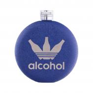 Фляжка alcohol, нержавеющая сталь, круглая, 150 мл, 5 oz Сима-ленд