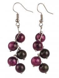 Серьги Бусики-Колечки