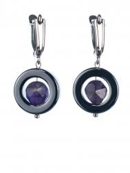 Серьги Бусики-Колечки