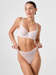 Трусы женские бразилиана в белом цвете Mark Formelle