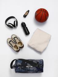 Сумка спортивная на молнии , регулируемый ремень, средний размер, разноцветная Textura