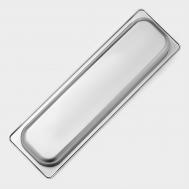 Гастроемкость gn 2/4 , 100 мм, 53×16.4×10 см, толщина 0.6 мм, нержавеющая сталь Hanna Knovell