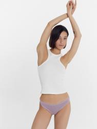 Трусы женские слипы фиолетовые в горошек Mark Formelle