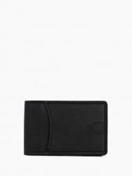 Зажим для купюр, отдел для карт, цвет черный NO BRAND