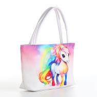 Сумка детская для девочки на молнии, цвет разноцветный NO BRAND