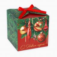 Коробка подарочная новогодняя складная Дарите счастье
