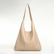 Сумка женская на магните , средний размер, косметичка, цвет молочный Textura