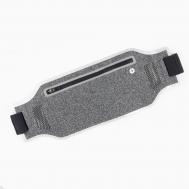 Сумка поясная туристическа, влагозащитная, 32×12 см, серая NO BRAND