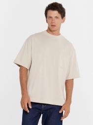 Футболка мужская в холодном бежевом цвете Mark Formelle