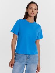 Футболка женская в ярко-голубом оттенке Mark Formelle