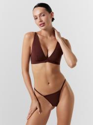 Трусы женские стринги в коричневом цвете Mark Formelle