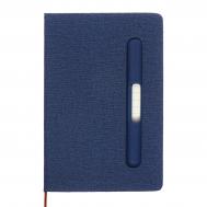 Ежедневник недатированный a5, 96л, лин, держатель для телефона/планшета/ручки, синий NO BRAND