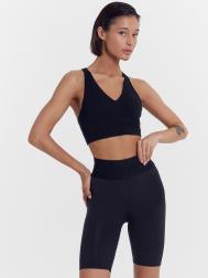 Топ женский спортивный в черном цвете Mark Formelle