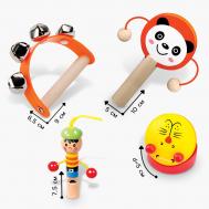 Подарочный набор музыкальных инструментов Лесная мастерская