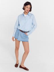 Юбка-шорты женская джинсовая в голубом цвете Mark Formelle