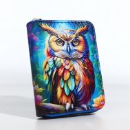 Кошелек на молнии, цвет синий NO BRAND