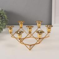 Металлический подсвечник на 7 свечей NO BRAND