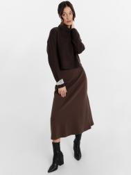 Юбка женская миди коричневая Mark Formelle