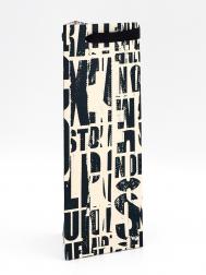 Пакет подарочный под бутылку, UPAK LAND