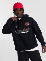 Худи мужское черное с принтом Mark Formelle