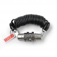 Замок навесной велосипедный , пружинный, 3х1200 мм, кодовый замок LOCKLAND