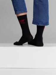 Носки мужские высокие черные с надписью Mark Formelle