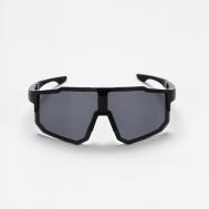 Очки солнцезащитные спортивные велосипедные, uv 400, черные NO BRAND