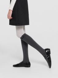 Колготки детские серые с имитацией гольфов Mark Formelle