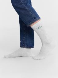 Носки мужские серые длинные с надписью Mark Formelle