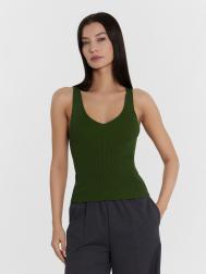 Топ женский зеленый в рубчик Mark Formelle