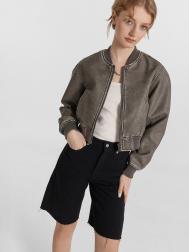 Шорты женские джинсовые черные Mark Formelle