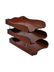 Органайзер 3 секции, для бумаг, 40×24×25 см NO BRAND