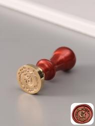 Печать для сургуча с пластиковой ручкой NO BRAND