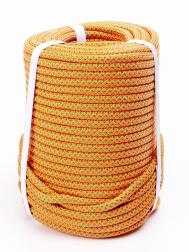 Веревка страховочно-спасательная climb 32 прядная, зелено-оранжевая, d=8 мм, 50 м NO BRAND