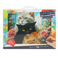 Набор для росписи холстов по контуру, по номерам  CANV30X40-PART-122098 Multi Art