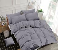 Постельное белье однотонного Евро Элит Viola