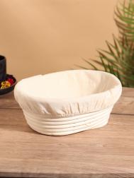 Корзинка с тканевым подкладом, 24×18×9 см, ротанг NO BRAND