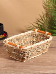 Корзина плетеная, 23×17×9 см, ротанг NO BRAND