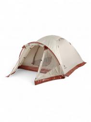 Палатка туристическая 2-местная  katun ume cool 2, 325×160×120 см, трекинговая, двухслойная, с тамбуром, бежевая Maclay