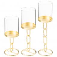 Набор подсвечников (20 см, 24 см, 28 см) Bronco