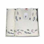 Банный халат Малика цвет: кремовый (L-XL) KARVEN