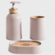 Набор для ванной Rustic цвет: розовый (3 предмета) Арья