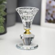 Подсвечник Вазон с хрусталиком (6х6х10 см) Сима-ленд